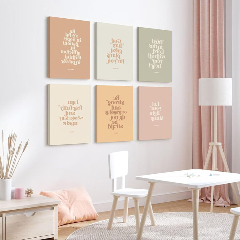 6 Piece Wrapped Canvas Print