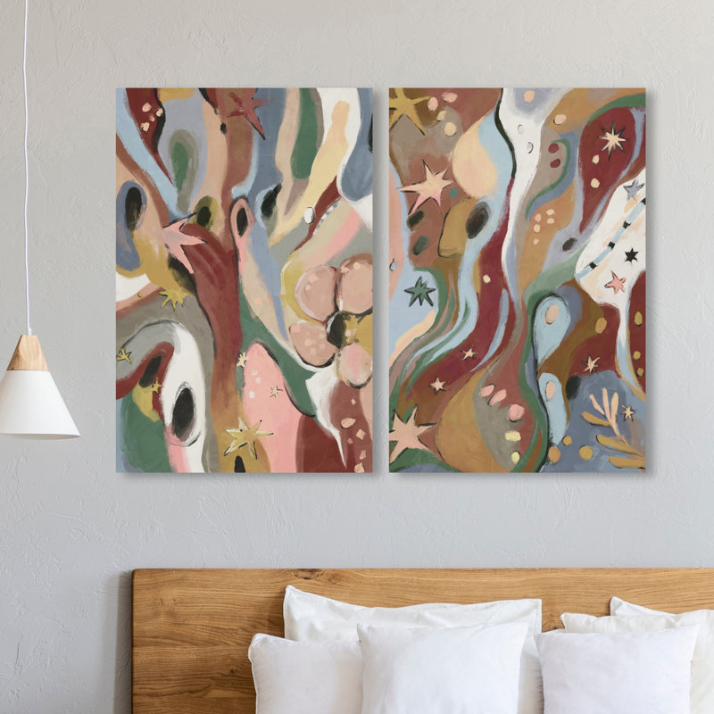 Modern Folk Set Set by Oliver Gal, 30"H x 20"W, Gallery Wrapped