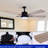 51.96'' Ceiling Fan with LED Lights