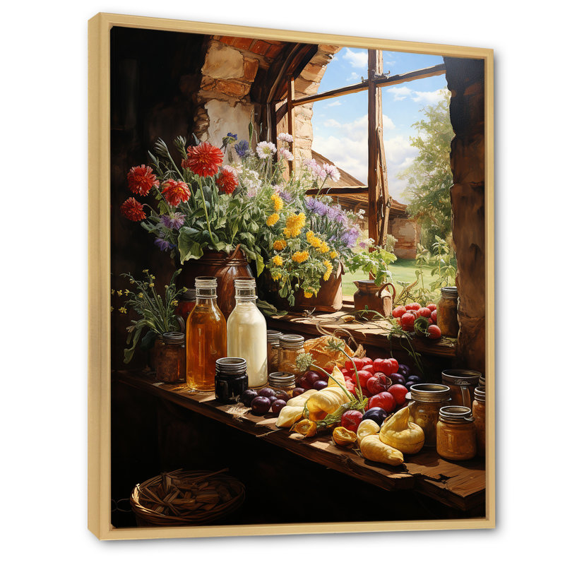 French Cheese Symphony I, Cadre naturel flottant, H 20 po x l 12 po x P 1 po