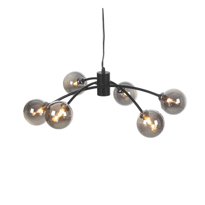 6 - Light Matte Black Pendant