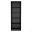 Bibliothèque Home 4 tablettes avec rangement à plusieurs niveaux - Noir - Bureau-1115992653-1115992654