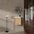 18.5" Wall-Mounted Bathroom Vanity with Resin Sink