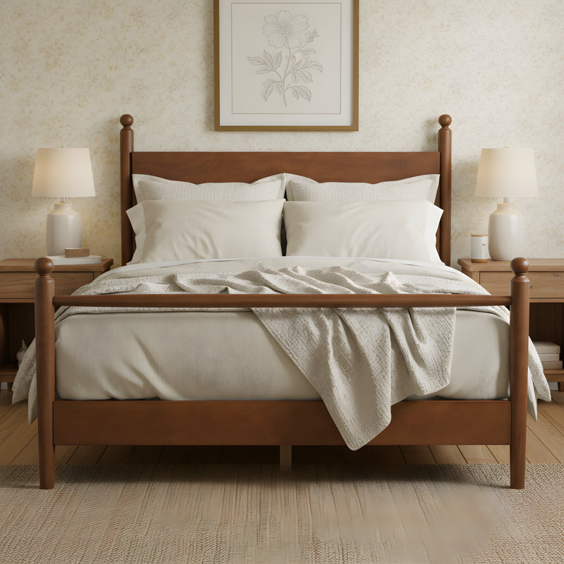 Structure de lit Harlow Modern, Grand lit