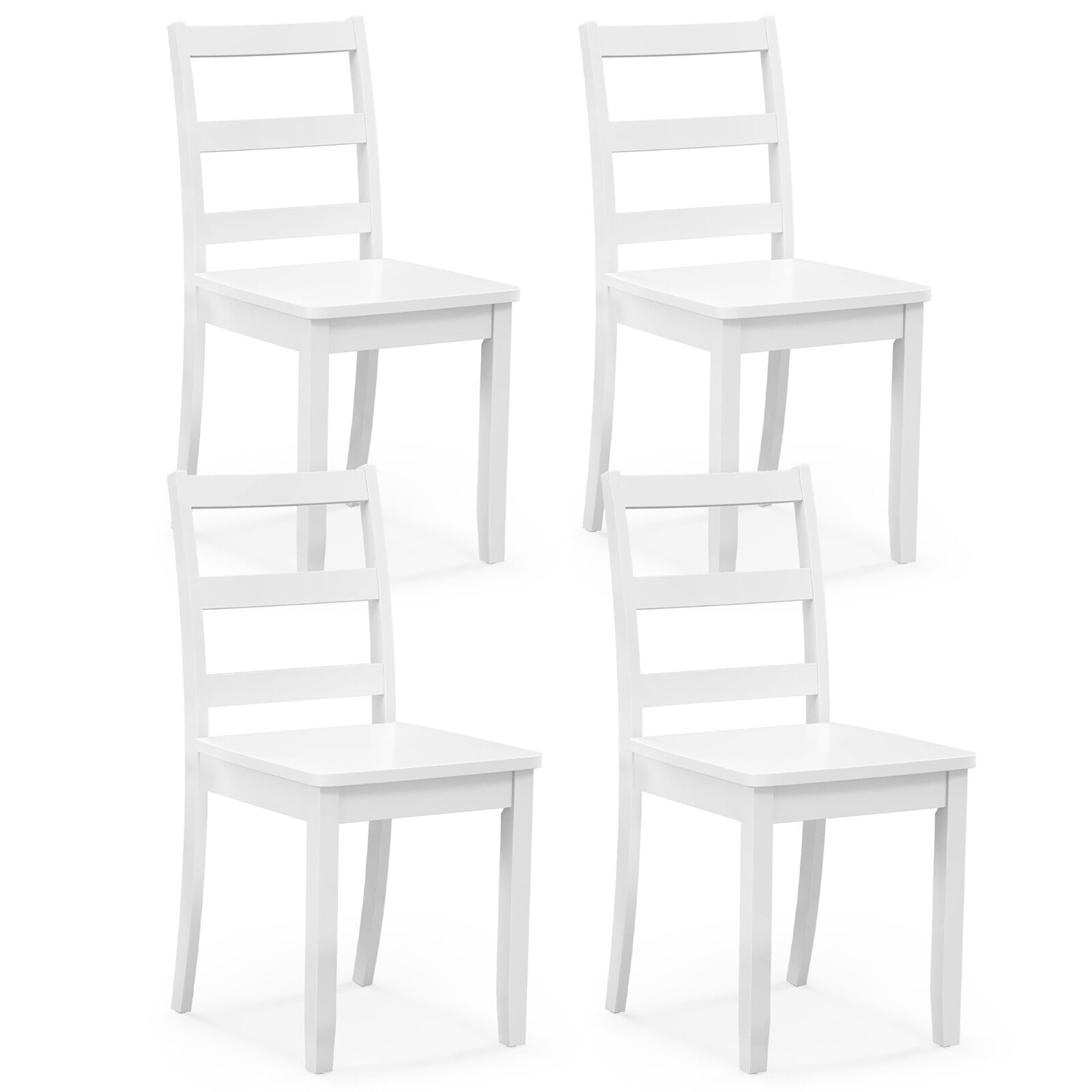 Latitude Run® Unfinished Ladder Back Side Chair & Reviews | Wayfair