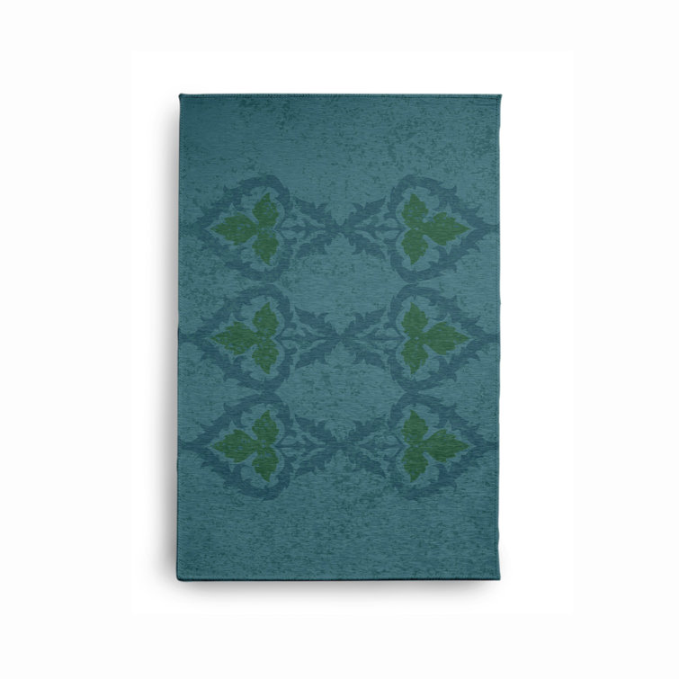 Monongah Chenille Abstract Indoor Rug