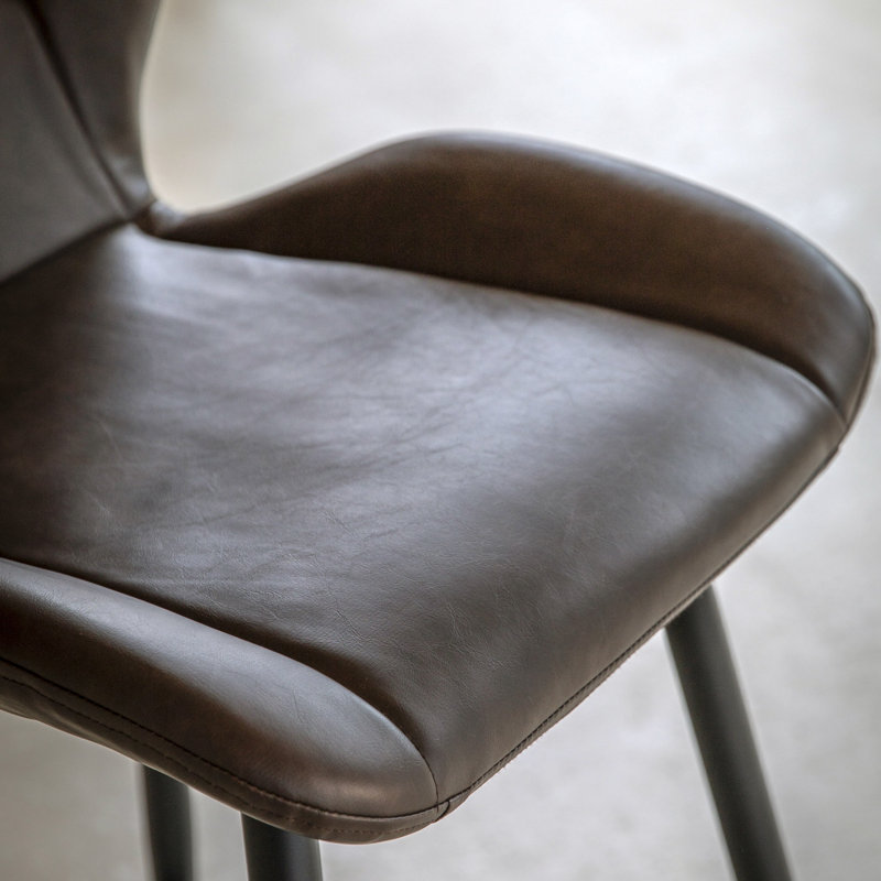Sanil Upholstered Counter Stool with Metal Frame