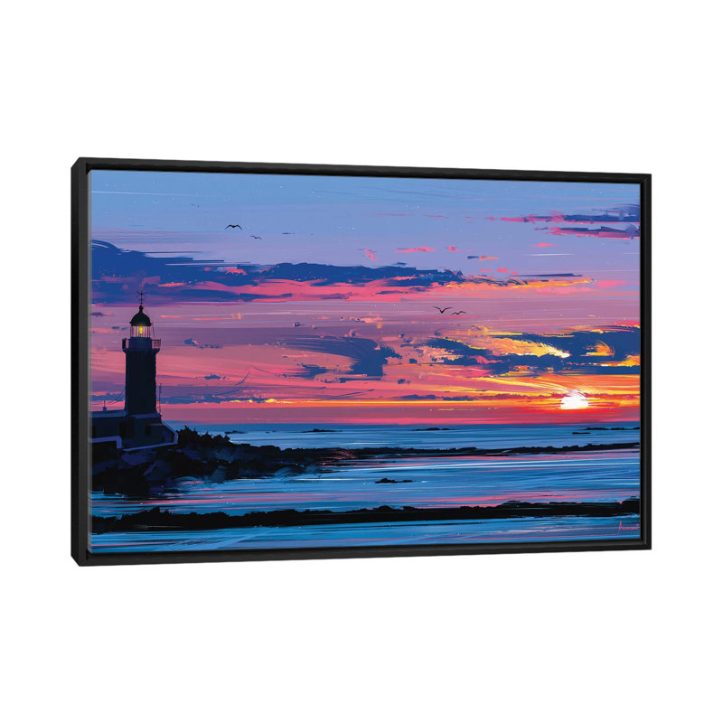 «Guiding Light», reproduction d'impression sur toile tendue, H 18 po x l 26 po x P 1,5 po, Toile avec cadre noir