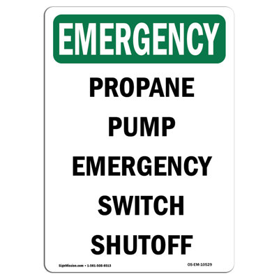 OSHA Emergency Sign