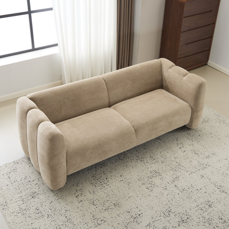 Keanu Boucle Upholstered 3-Seater Sofa, Nomad