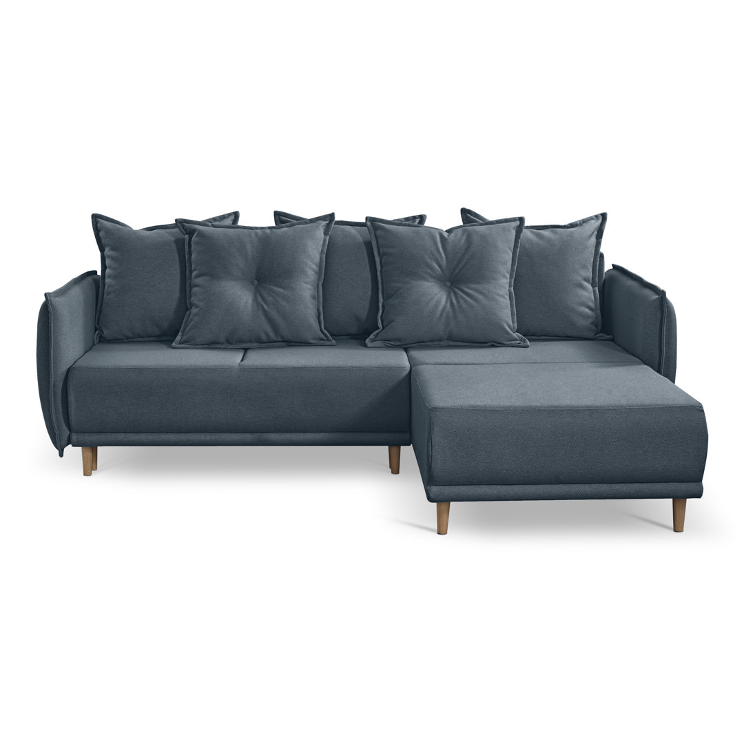 Ecksofa Afonso mit Bettfunktion