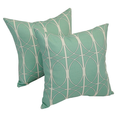 Geometric Reversible Throw Pillow
