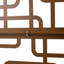 Clôture d'intimité en métal l 76 "H48" - Brun pour patio balcon terrasse pelouse jardin météo Ps114 écran extérieur-121599748-121599753