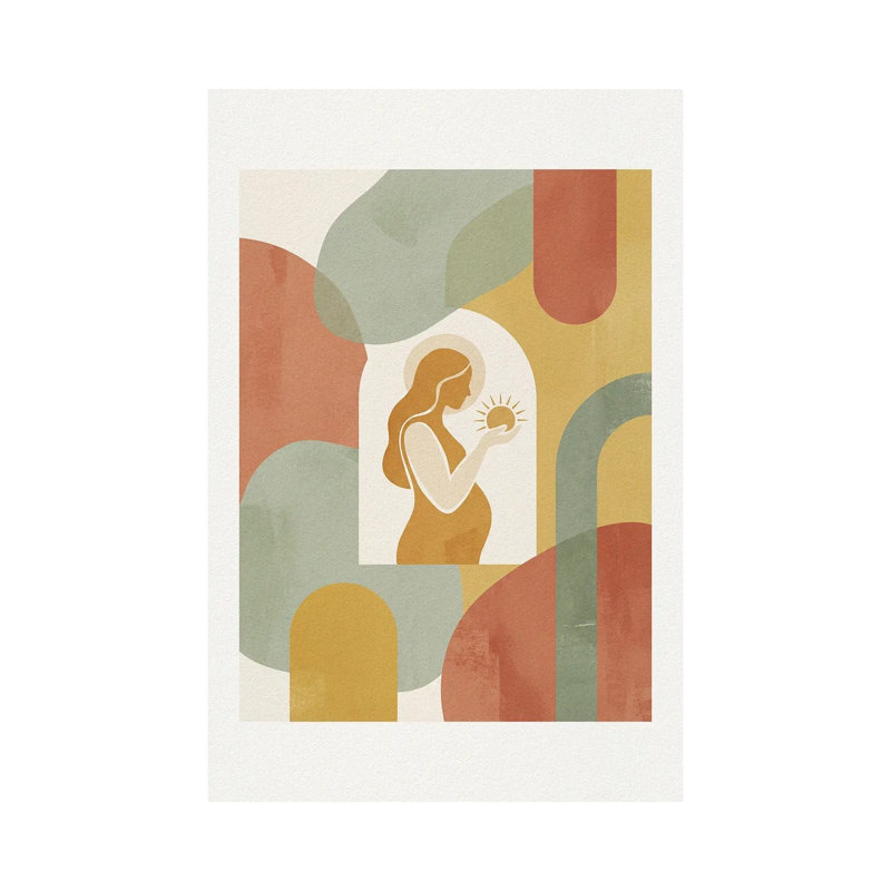Expectant Mother's Light 1 Piece Wall Art on Canvas, 30.48 cm H x20.32 cm W x 1.905 cm D, Does Not Apply