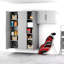 Armoire de rangement supérieure 36 po Barrayo - Armoires murales élégantes et spacieuses pour maximiser votre rangement, H 24 po x l 36 po x P 16 po, gris -1624403045