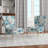 Flowers / Wave inspiration / Marble Pattern - Mid-Century Upholstered Side Chair-73626365