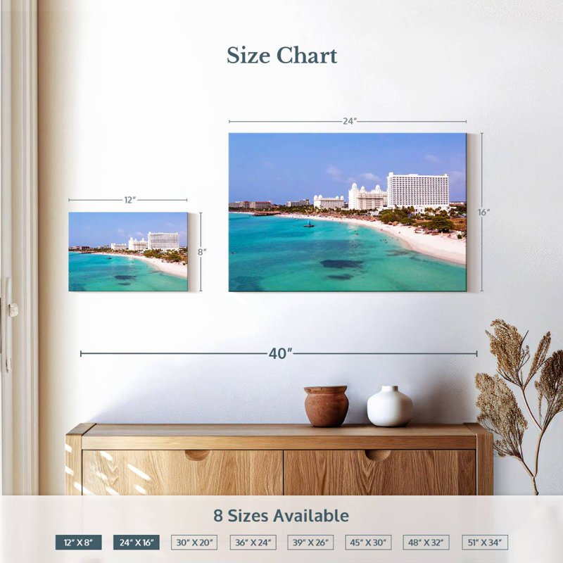 Gillard Riu Palace Aruba, H 16 po x l 24 po
