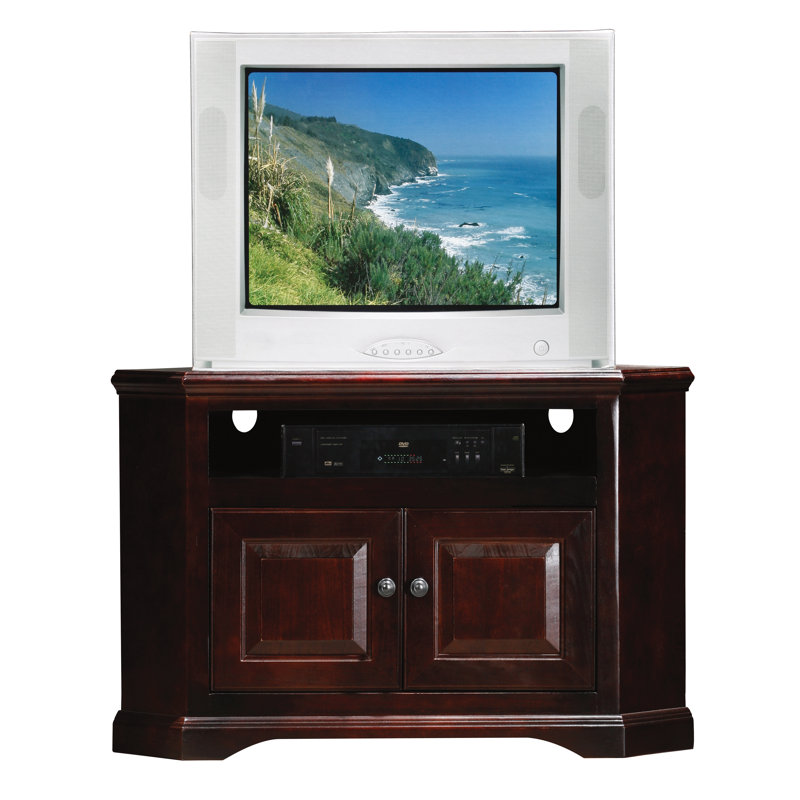Wentzel 41.25'' Media Console, Bright White, Wood