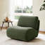 Fauteuil d'appoint pivotant rembourré Nita-90695428