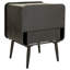 Anaiz 50cm W Iron Bedside Table