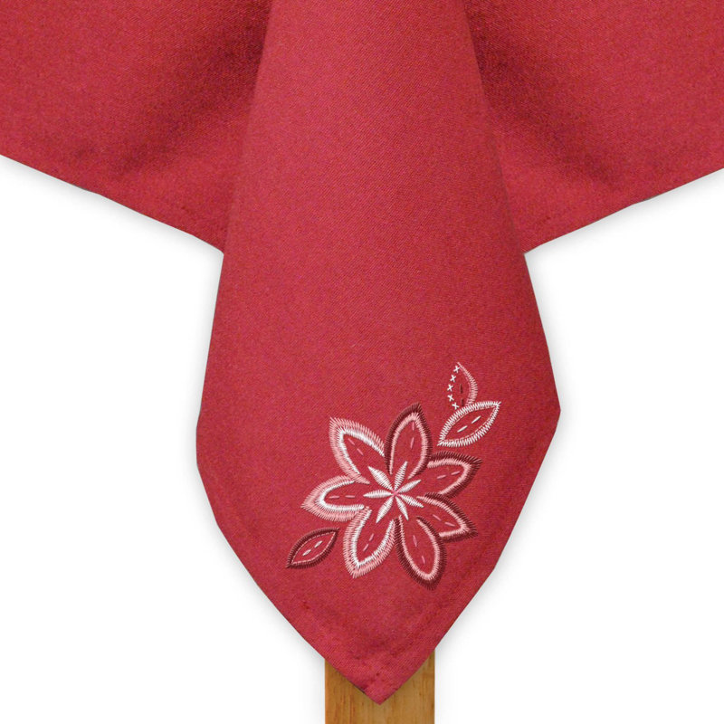 Besser Tablecloth, Red, 70" L x 52" W