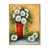 Toile avec cadre flottant or