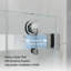 Porte de douche coulissante double sans cadre avec verre transparent de 3/8 po (10 mm) Opal Mirage MCOCOD l 72 po-116474627