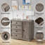 Commode combinée 4 tiroirs 39,37 po Allmond