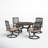 Alyah 4 - Person Patio Dining Set with Round Table , Cushions Included