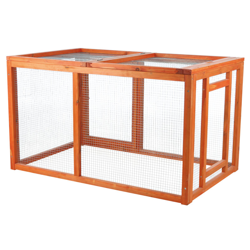 TRIXIE Chicken Outdoor Run with Covered Top, Extension for TRIXIE Chicken Coops