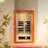 2-Person Indoor FAR Infrared Sauna Crafted from Canadian Hemlock with Red Light Therapy, Bluetooth Speaker, Smart Control Panel & Chromotherapy Lighting