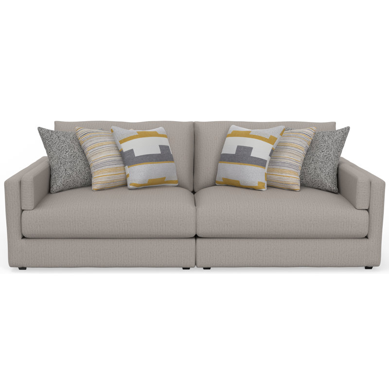Trevor 2-piece Extra Deep Oversized Sofa, Gray