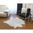 Dillard Gray Faux Fur Area Rug-1667345326