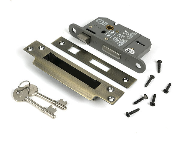 Sash Lock, Aged Brass