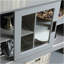 Buffet avec portes, gris