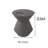 Colfin Patio Corner Table with Faux Terrazzo Finish