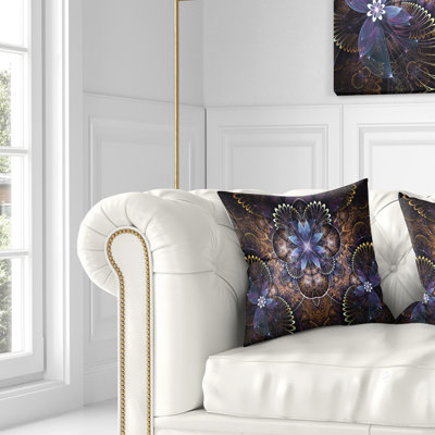 Coussin d'art floral