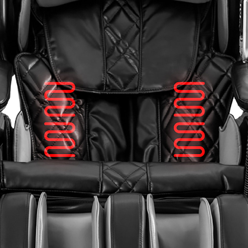 Fauteuil de massage OS-7200H Pinncle, Similicuir noir