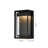 Rippled Glass Rectangle Cage Dimmable LED Outdoor Wall Sconce