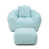 Fausse fourrure bleu clair