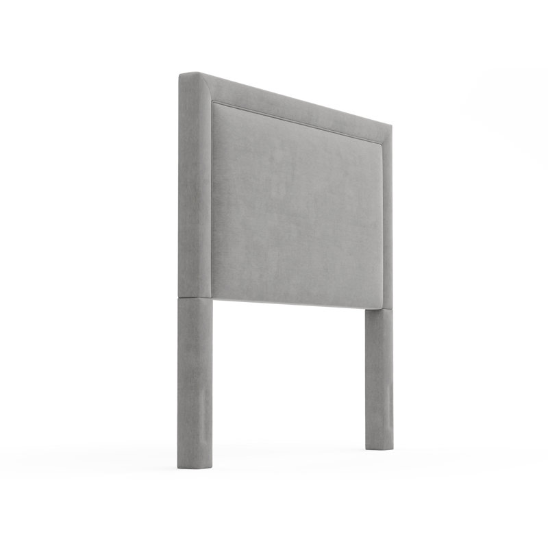 Tête de lit tapissier Guerline, Grand, Gris