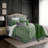 Hollow Fern Coverlet & 2 Shams Set California King-120854684