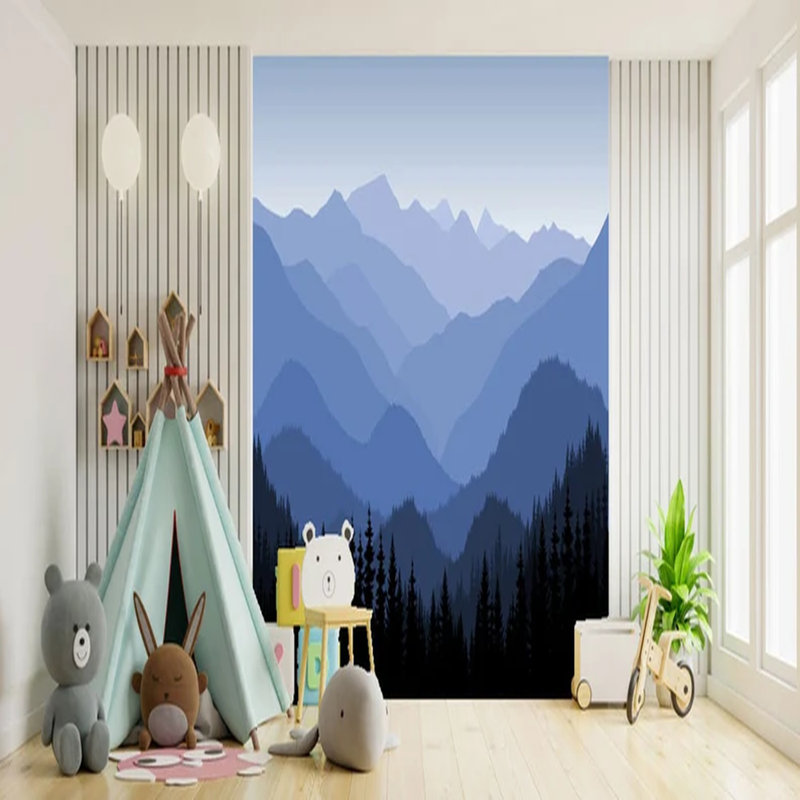 Mystic Blue Ridge, 110.04" L x 161" W