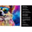 Pomeranian Hippie Dawg Kitchen Towel
