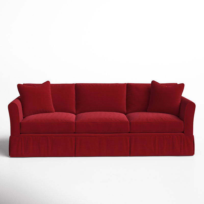 Shelby Upholstered 82'' Sofa, Bayou Flame Canvas