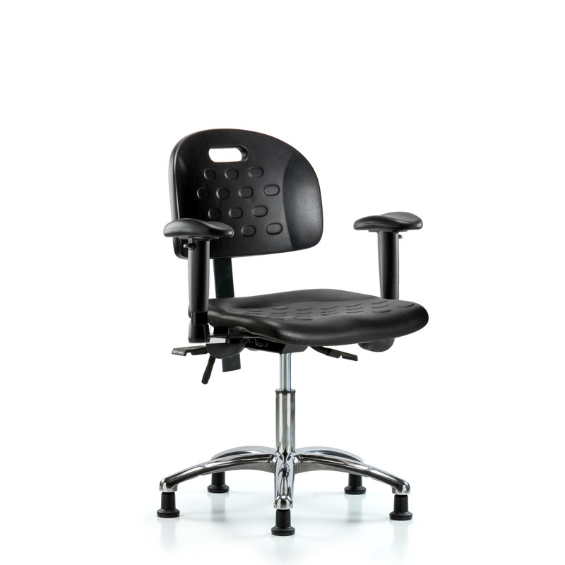 Chaise de travail ergonomique Alaric, Patins, Inclus