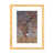 Papier beaux-arts encadré bois naturel