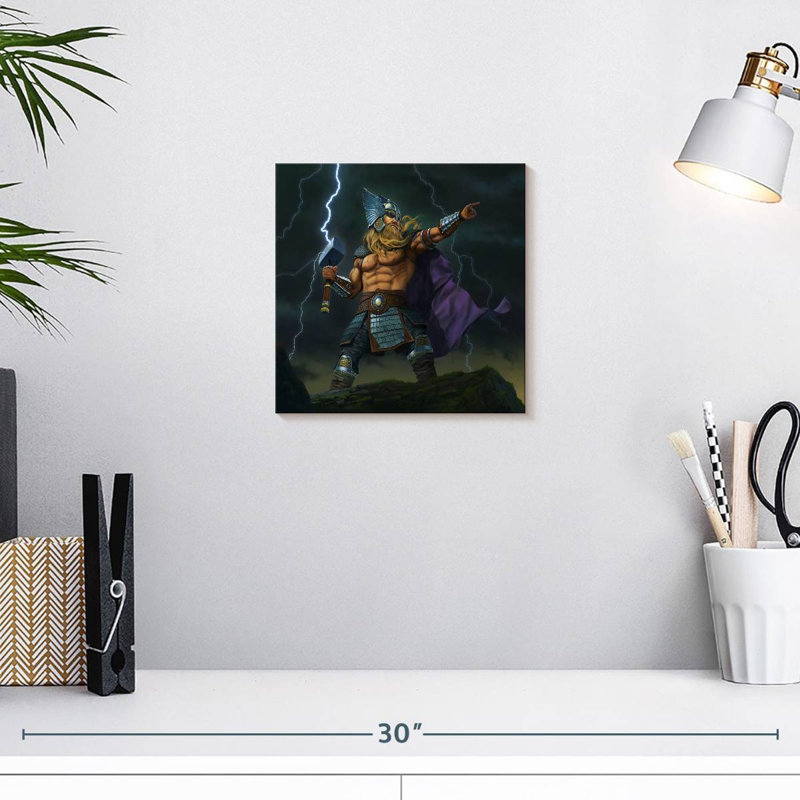 Thor, dieu du tonnerre, H 10 po x l 10 po