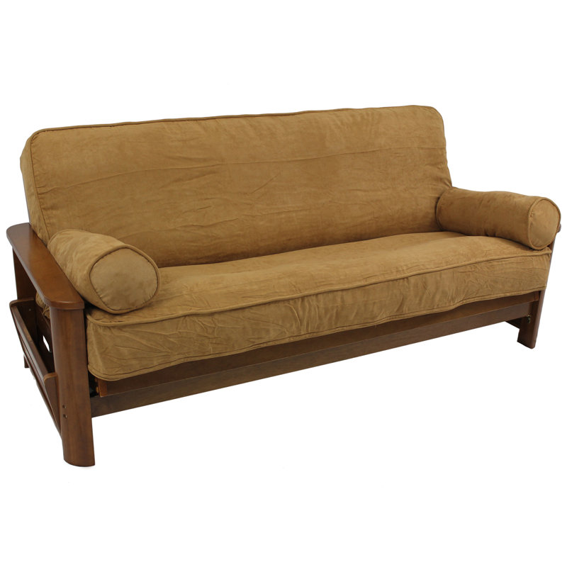 Box Cushion Futon Slipcover, Java