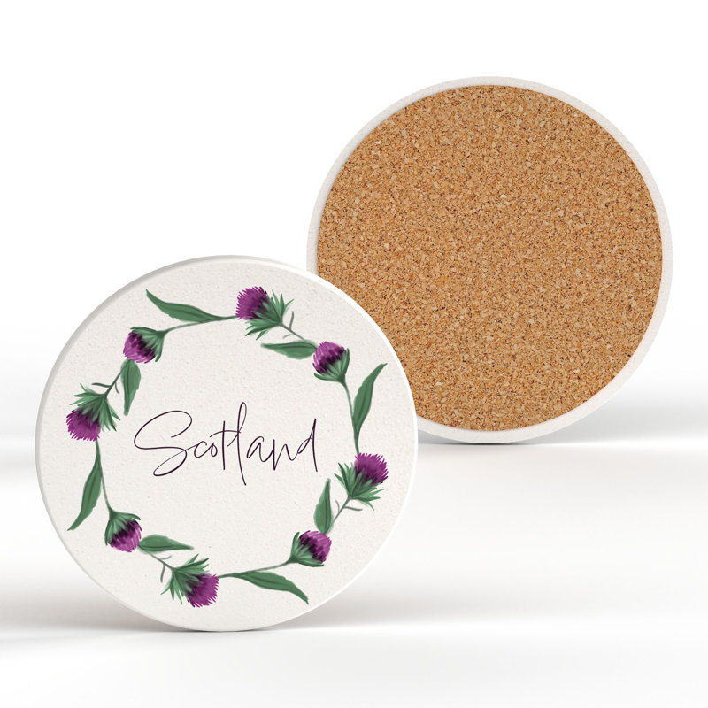 Kana Ceramic Round 1 Piece Coaster